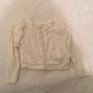 Baby Gap cream color cardigan, size 2T